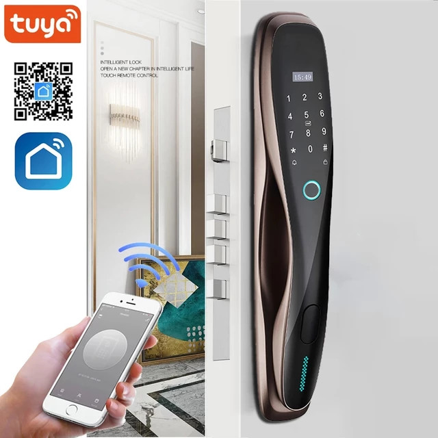 Gallery Detail: Apartment Home Face Recognition Door Lock Cool Smart Door Lock
