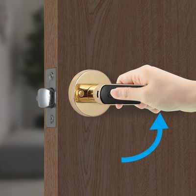 Multifunctional Wifi Smart Door Lock / Keypad Electronic Door Lock With Key