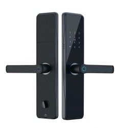 OEM ODM Schwarz RFID Smart Door Lock mit Fingerabdruck und Passwort
