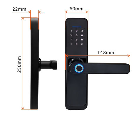 Tuya Zigbee Smart Lock / Fingerprint Password Front Door Lock