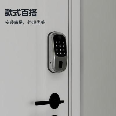 Mobile App Remote Wifi Door Lock , Zinc Alloy Electronic Fingerprint Lock