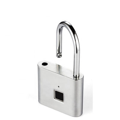 Rainproof USB Smart Rim Lock / Biometric Padlock Rechargeable Lock