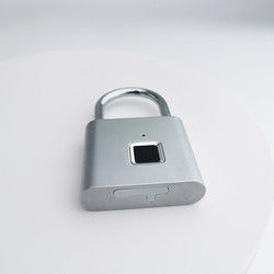 Rainproof USB Smart Rim Lock / Biometric Padlock Rechargeable Lock