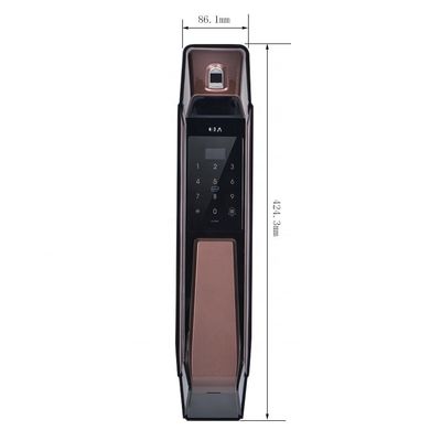 OEM ODM Fingerprint Handle Door Lock Face Recognition Zinc Alloy Material