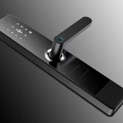 WIFI Intelligent Fingerprint Door Lock Residential Smart Black Color