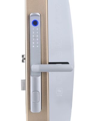 Fingerprint Biometric Security Smart Door Lock SUS304 / Aluminum Alloy