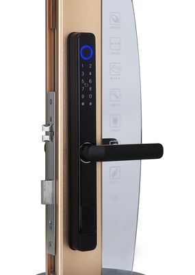 Home Sliding Smart Door Lock Electronic Fingerprint Door Lock