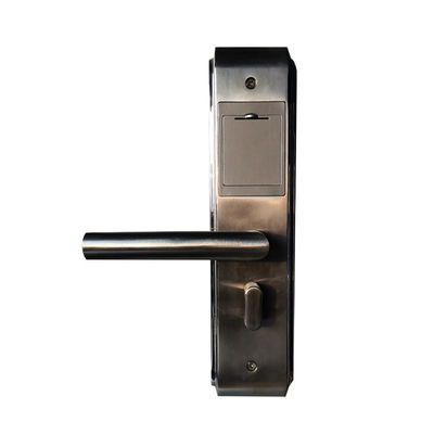 Remote Management Smart Hotel Lock Silver / Black Intelligent Smart Lock