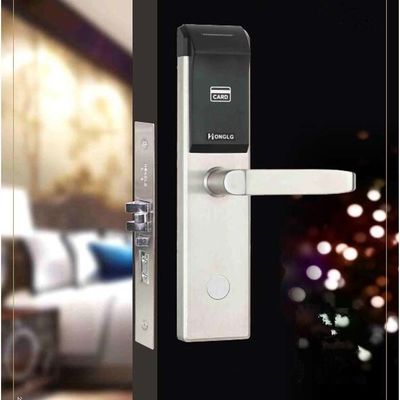 RF Card Smart Hotel Lock 3.5kgs Electronic Card Access Door Locks