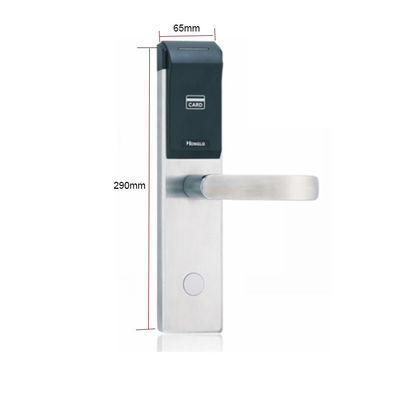 RF Card Smart Hotel Lock 3.5kgs Electronic Card Access Door Locks
