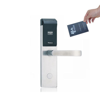 RF Card Smart Hotel Lock 3.5kgs Electronic Card Access Door Locks