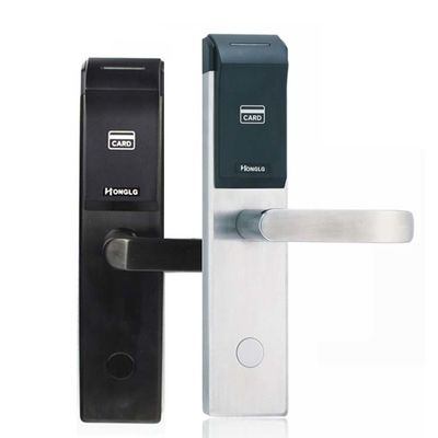 RF Card Smart Hotel Lock 3.5kgs Electronic Card Access Door Locks