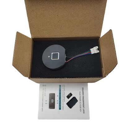 Safety Magnetic Electronic Keyless Fingerprint Wooden Drawer Lock / Cabinet Locks