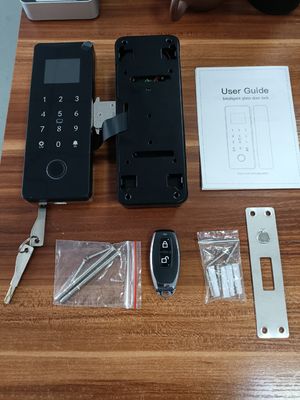 Commercial Glass Door Smart Lock Automatic Biometric Tuya Fingerprint Lock