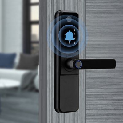 WiFi Fingerprint Door Lock Aluminum Alloy Smart BLE Door Lock