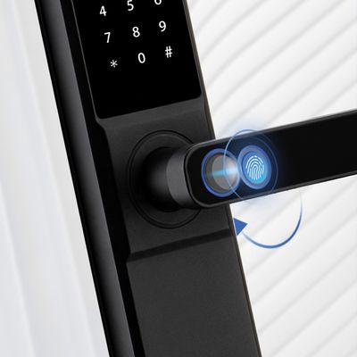 WiFi Fingerprint Door Lock Aluminum Alloy Smart BLE Door Lock
