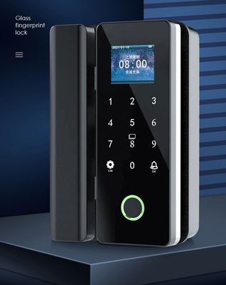 Commercial Glass Door Smart Lock / Wifi Door Lock With Code And Fingerprint
