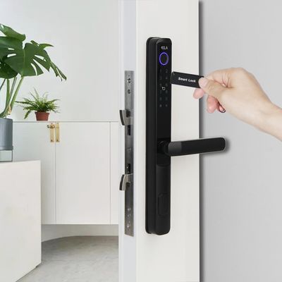 Apartment Key Password Smart Lock , App Digital Fingerprint Door Lock