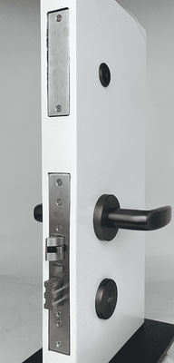 Stainless Steel RFID Hotel Lock Gray Smart Keyless Door Lock