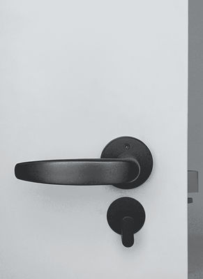 Stainless Steel RFID Hotel Lock Gray Smart Keyless Door Lock