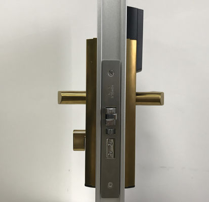Security Intelligent RFID Hotel Door Locks 304 Stainless Steel Material