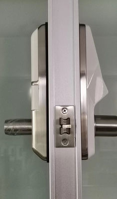 Zinc Alloy RFID Hotel Lock White Electronic Door Handle Lock