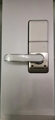 Zinc Alloy RFID Hotel Lock White Electronic Door Handle Lock