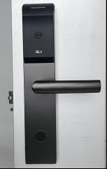 High Security Smart Hotel Lock Black Electronic Card Door Lock
