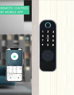 Sicherheits-Smart Rim Lock Schwarz automatisches Türschloss für Zuhause