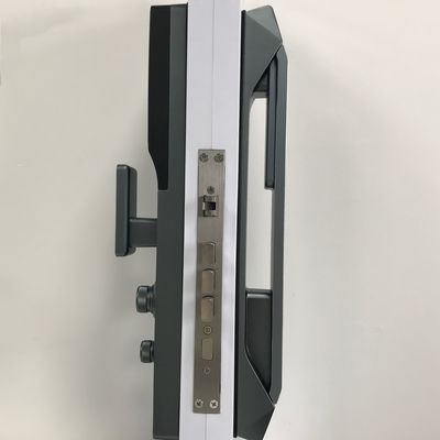 Apartment Face Recognition Smart Lock / Black Fingerprint Security Door Lock