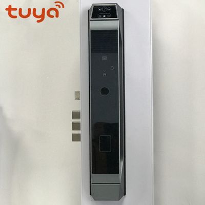 Smart Fingerprint House Door Lock Face Recognition Aluminum Alloy Material