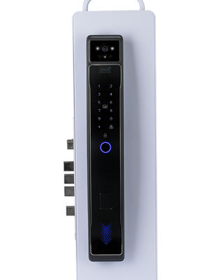 OEM ODM Fingerprint Door Lock Black Smart Home Gate Lock With Surveillance Camera