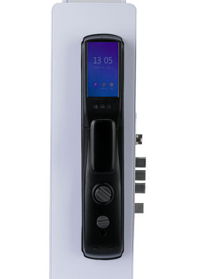 OEM ODM Fingerprint Door Lock Black Smart Home Gate Lock With Surveillance Camera