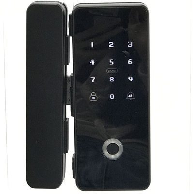 Smart Glass Door Fingerprint Lock / Apartment Electronic Door Locks