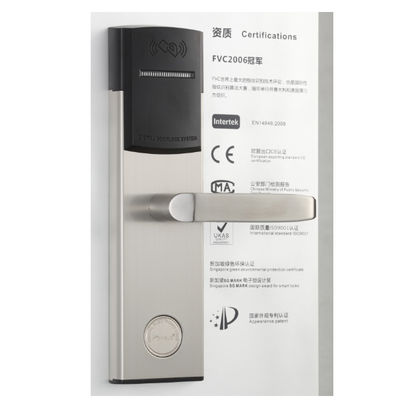 Stainless Steel Keyless Digital Door Lock With Key / Smart Hotel Lock