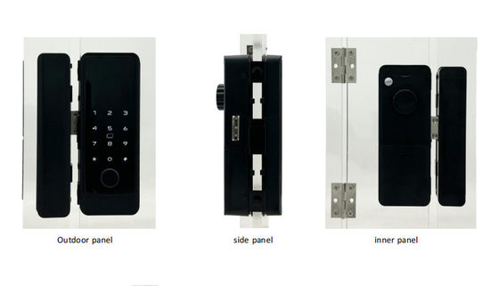 Tuya 3d Aluminum Door Lock ELA E188 Deadbolt Key Entry Glass Smart Door Lock System For Home Hotel Apartment