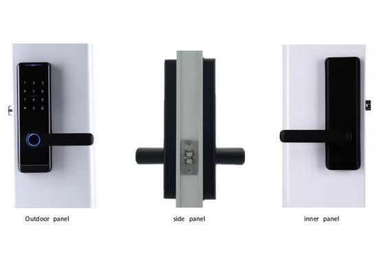 Smart Key Wifi Intelligent Electronic Security Door Lock Fingerprint Lock With Remote Control App For Residence Office
