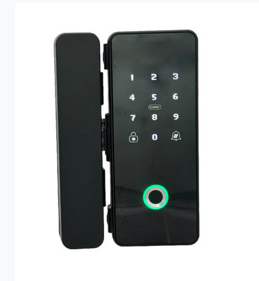 Digital High Security System Nfc Card Smart Phone Fingerprint Password Key Glass Door Lock E-G190