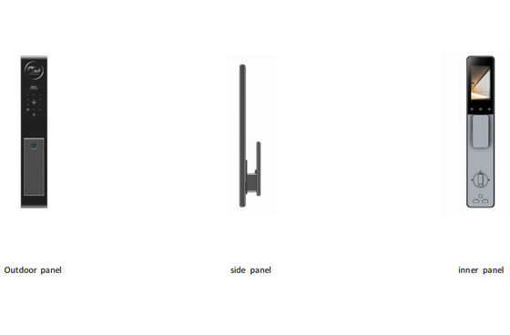 Tuya Fingerprint Card Key Factory Manufacture OEM High quality aluminum alloy Bluetooth customized body Smart Door Lock