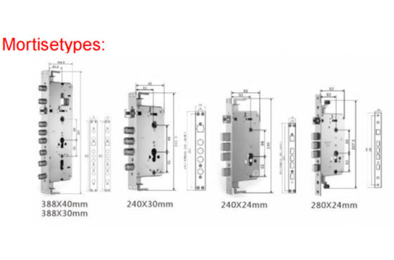 Tuya Fingerprint Card Key Factory Manufacture OEM High quality aluminum alloy Bluetooth customized body Smart Door Lock