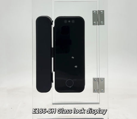ELA New electronic wireless glass key lock smart fingerprint Tuya App digital 3D face recognition sliding door lock