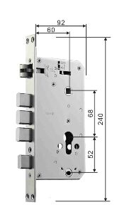 Tuya WiFi CNC Aluminum alloy Automatic Lock For Home 2 Years Warranty，E-739