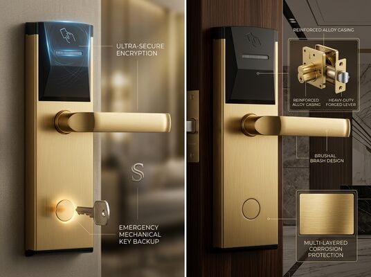 Fermeture de porte intelligente Contrôle d' accès RFID Fermeture électronique de porte d' hôtel