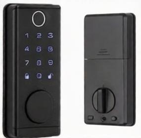 Motise Center Distance 70x95mm Smart Hotel Lock with Card Code Key Fingerprint and smartPhone Unlock Method Operating Temperature -10°C To 50°C