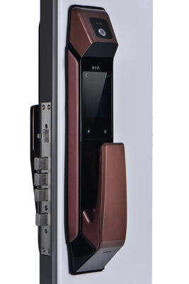 Métode de déverrouillage du téléphone et de l'empreinte digitale de la clé de la carte de code Smart Hotel Lock Silver Door Thickness 35 à 90 mm