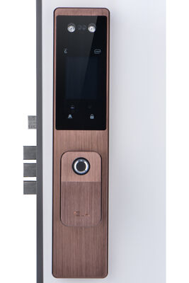 Métode de déverrouillage du téléphone et de l'empreinte digitale de la clé de la carte de code Smart Hotel Lock Silver Door Thickness 35 à 90 mm
