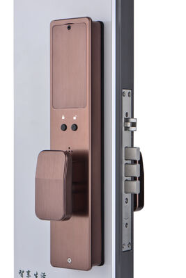 Operating temperature minus 10 degrees Celsius to 50 degrees Celsius Smart Hotel Lock designed for door thickness 35 to 90 millimeters ensuring hotel security