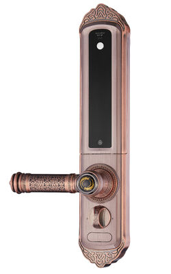 Silver Smart Hotel Lock Surface Mounted Installation Mortise 70x95mm 62x95mm Durable Secure Access Control Solution