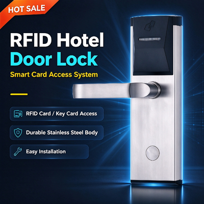 ELA 5013 HOT SALE Smart Card Access System RFID Hotel Door Lock Durable Stainless Steel Body