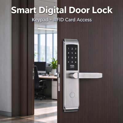ELA EM05 Smart Digital Door Lock Secure & Durable Stainless Steel Build Easy Installation